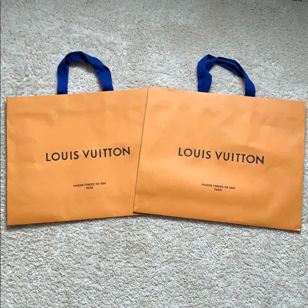 louis vuitton shopping bags for decoration or use